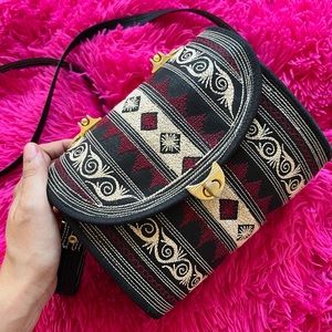 Vintage boho stitch bag